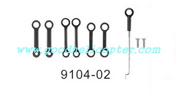 Shuangma-9104 helicopter parts connect buckle set 7pcs - Click Image to Close